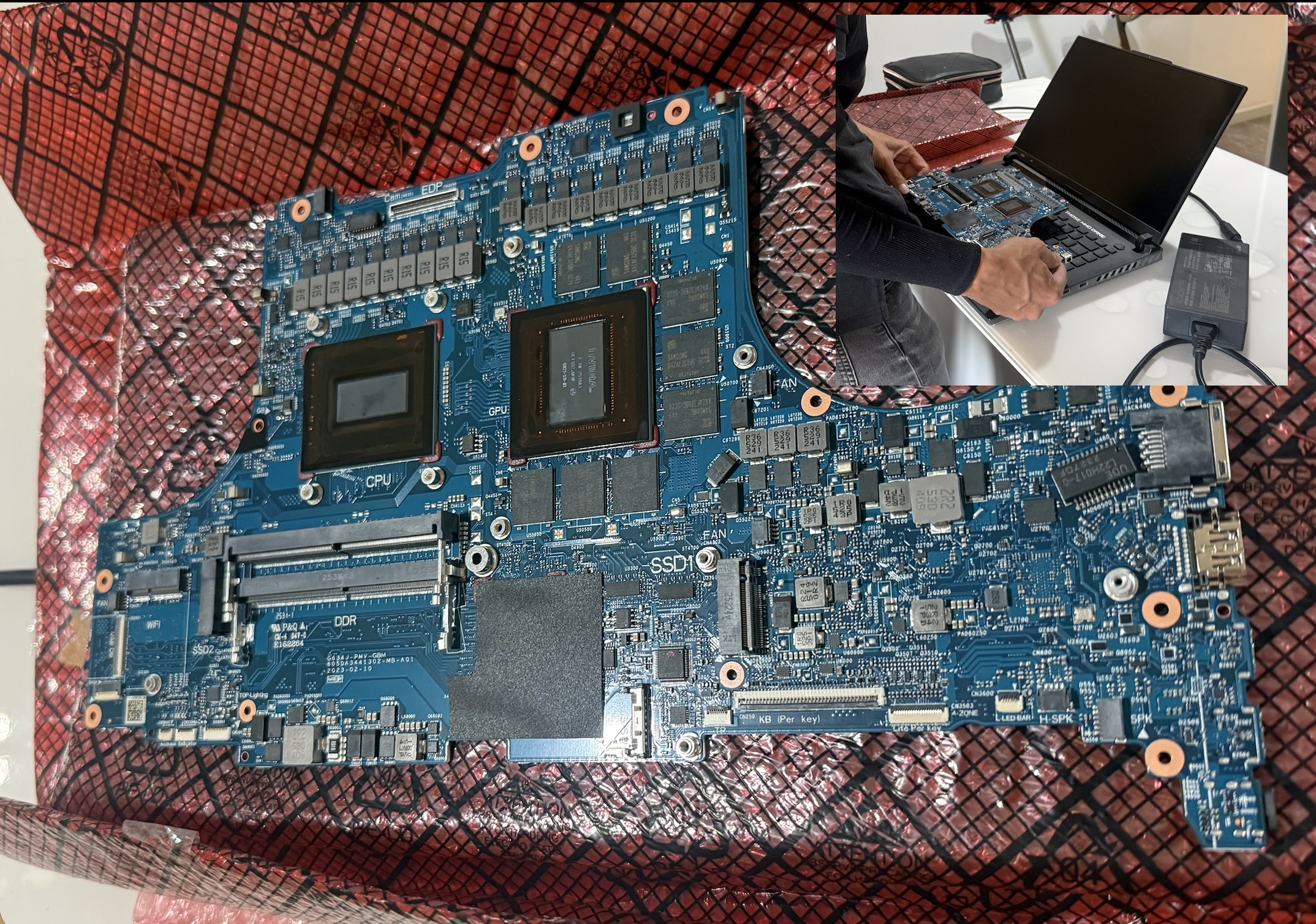 Replacing a new motherboard for my laptop